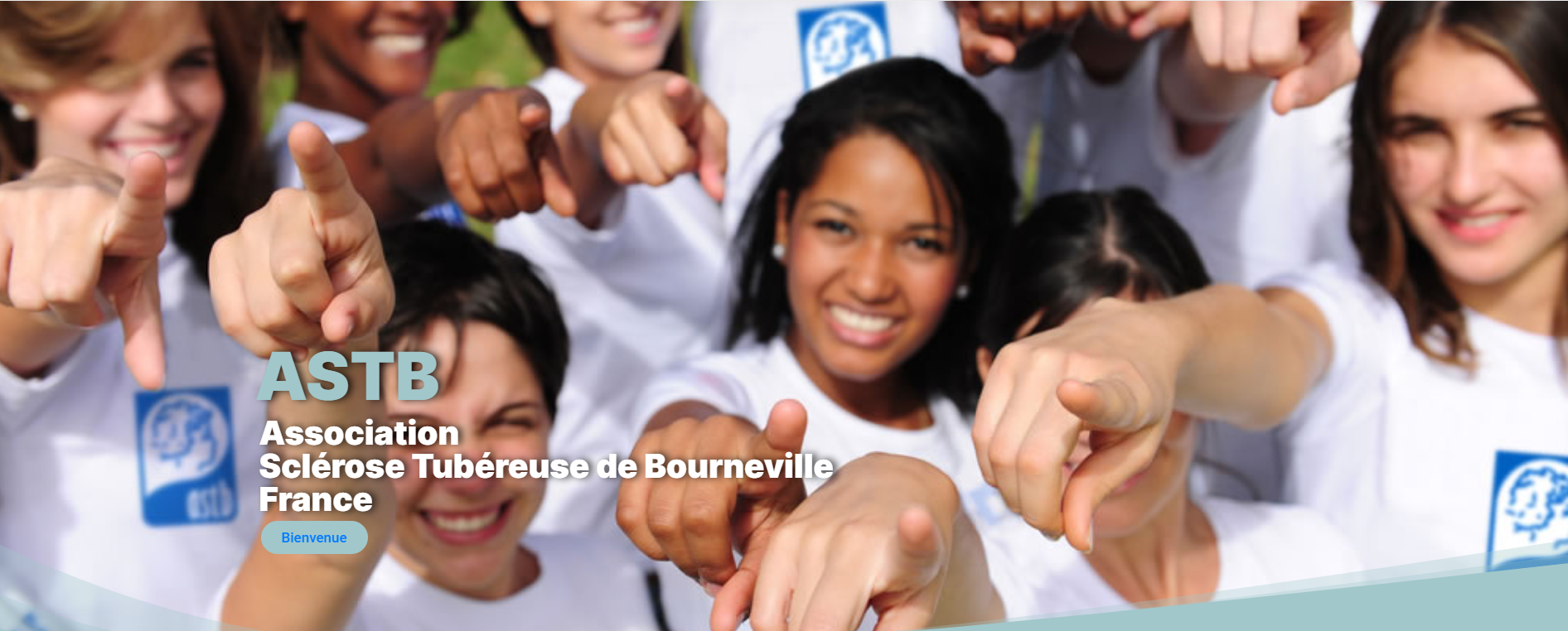 Photo de la bannière du site internet de l'association Sclérose Tubéreuse de Bourneville.